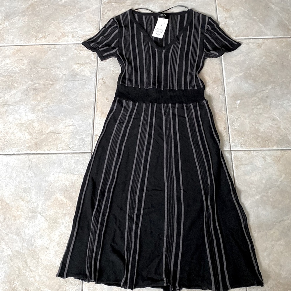 H&M black & gray dress. Size small
